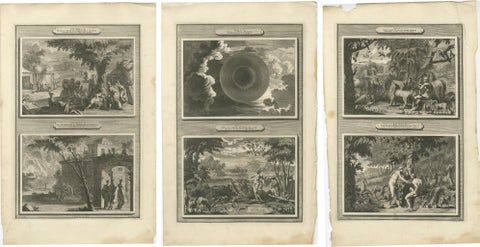 Creation of the World & Genesis Scenes, Mortier Amsterdam, circa 1700, view 2