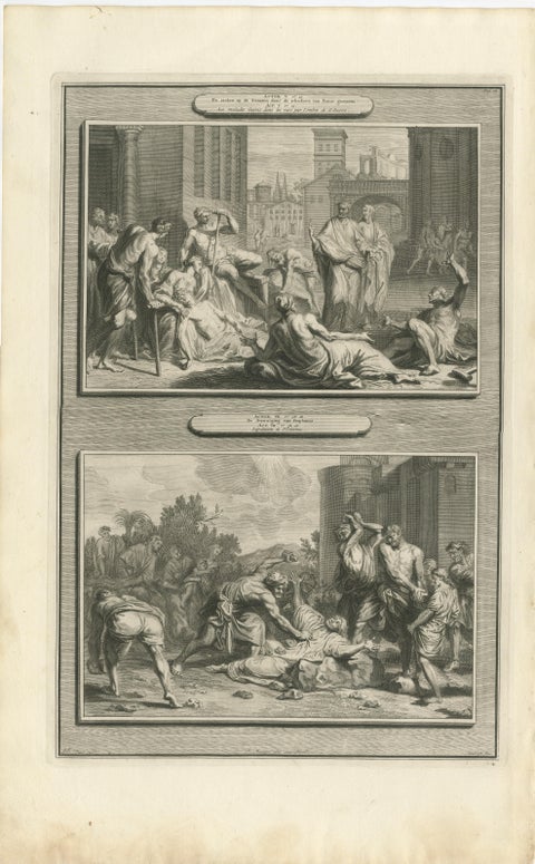 Acts of the Apostles, Six Biblical Scenes, Mortier Engravings, Amsterdam, 1700, view 3