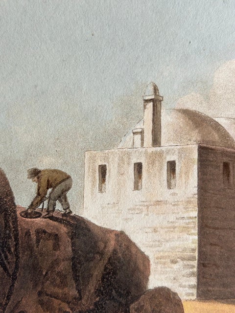 Joseph's Pit and Well, Aquatint of Jubb Yussef in Israel, 1803, view 5