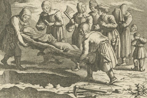 Marriage, Baptism, and Other Customs of the Sami People in Lapland, 1726, close-up 2