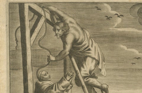 The Martyrdom of Carthusian Monks Humphrey Middlemore, William Exmew, and Others, close-up 4
