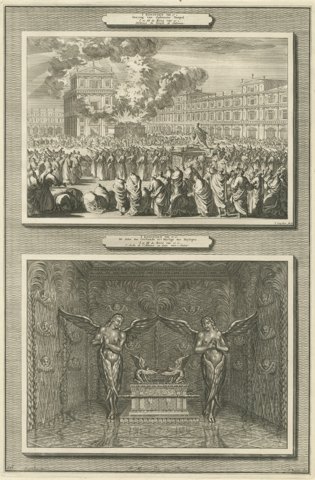 Dedication of Solomon's Temple and the Ark of the Covenant, Mortier, circa 1700