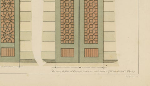 Seljuk Geometric Door Designs of Konya, Islamic Architecture, Raymond 1924, close-up 4