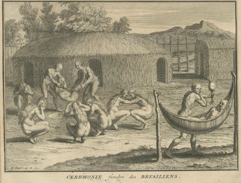 Funeral Ceremonies of the Orinoco and Brazilian Indigenous Peoples, 1734, close-up 6