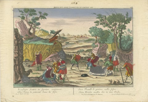 Optical Print of Joseph Thrown into a Pit by His Brothers, 1770, Biblical Scene, view 2