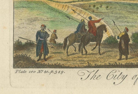 A General View of Jerusalem in the Early Part of the 18th Century" (circa 1752), close-up 2