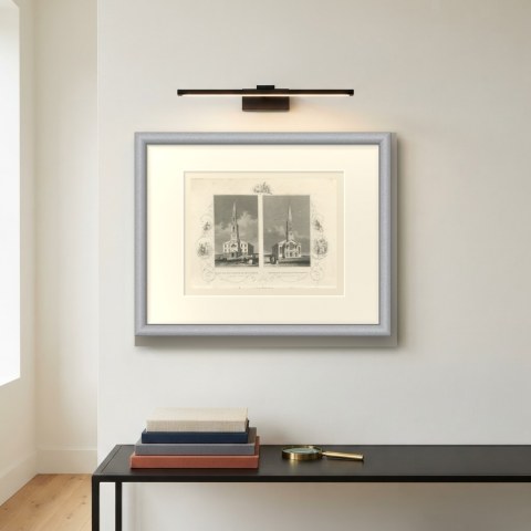 First Baptist and Unitarian Churches, Providence, Roger Williams, circa 1850, shown framed on a wall, true to size