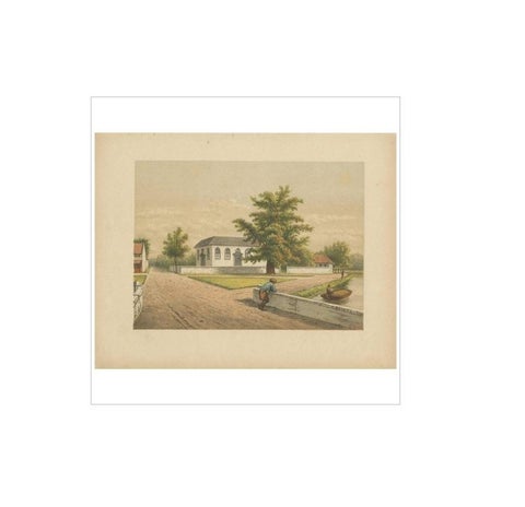 Antique Print of a Church in Batavia by M.T.H. Perelaer, 1888, view 2