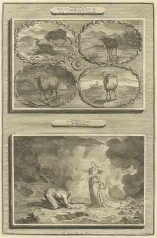 Daniel's Vision of the Ram and Goat and Vision by the Tigris, Mortier circa 1700