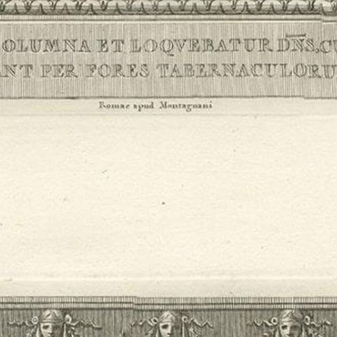 Antique Religion Print Depicting Moses Descending from Mount Sinai, C.1850, close-up 4