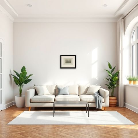 Antique Print of the Mainz Cathedral by Meyer, 1837, shown framed in a room, true to size