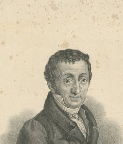 Karl Gottlieb Bretschneider, Generalsuperintendent, Lithograph, circa 1840, close-up 1