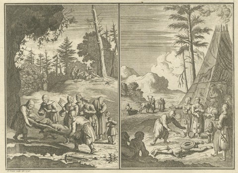 Marriage, Baptism, and Other Customs of the Sami People in Lapland, 1726, close-up 5