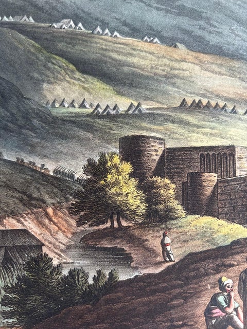 Jacob’s Bridge, Aquatint View of Syria & Holy Land by Spilsbury, 1803, view 5