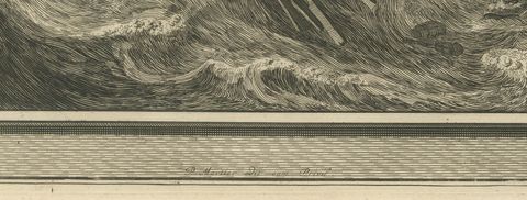 Six Minor Prophets and Jonah Thrown into the Sea, Mortier Bible circa 1700, close-up 1