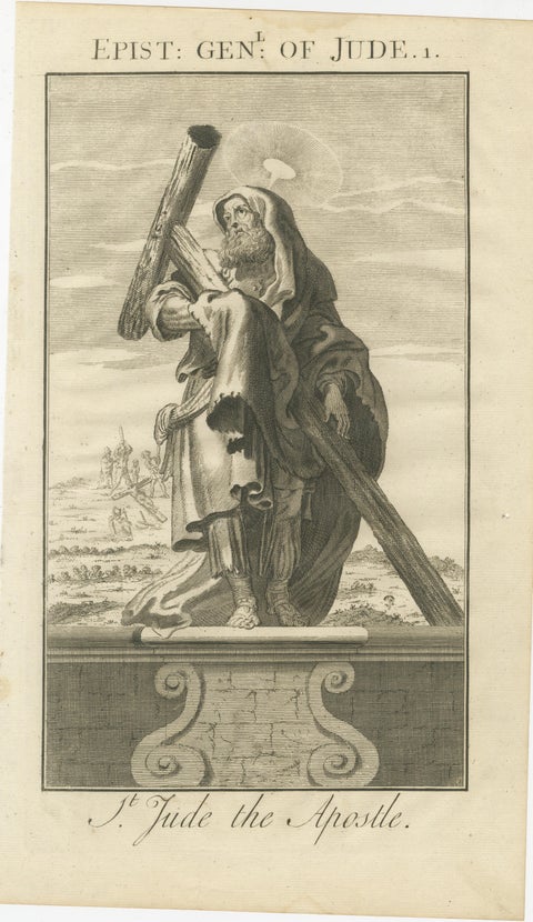 Biblical Engravings, Vision of Candlesticks, Apostle Jude & Judgment of Angels, view 2