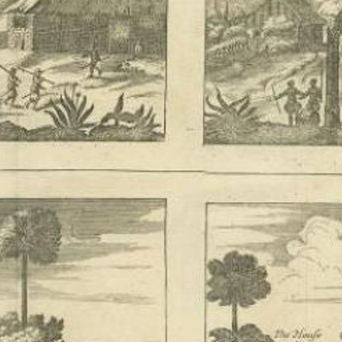 Original Antique Engravings of Various Churches on Ceylon 'Sri Lanka', 1732, close-up 2