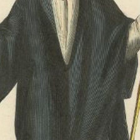 Antique Print of Saint Benoit, 1845, close-up 1