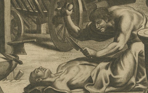 The Martyrdom of Carthusian Monks Humphrey Middlemore, William Exmew, and Others, close-up 2
