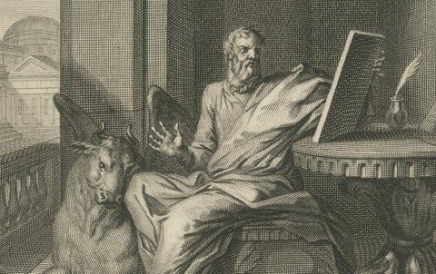Antique Christian Wall Art, Evangelists Luke and John, Mortier ca.1700, close-up 3