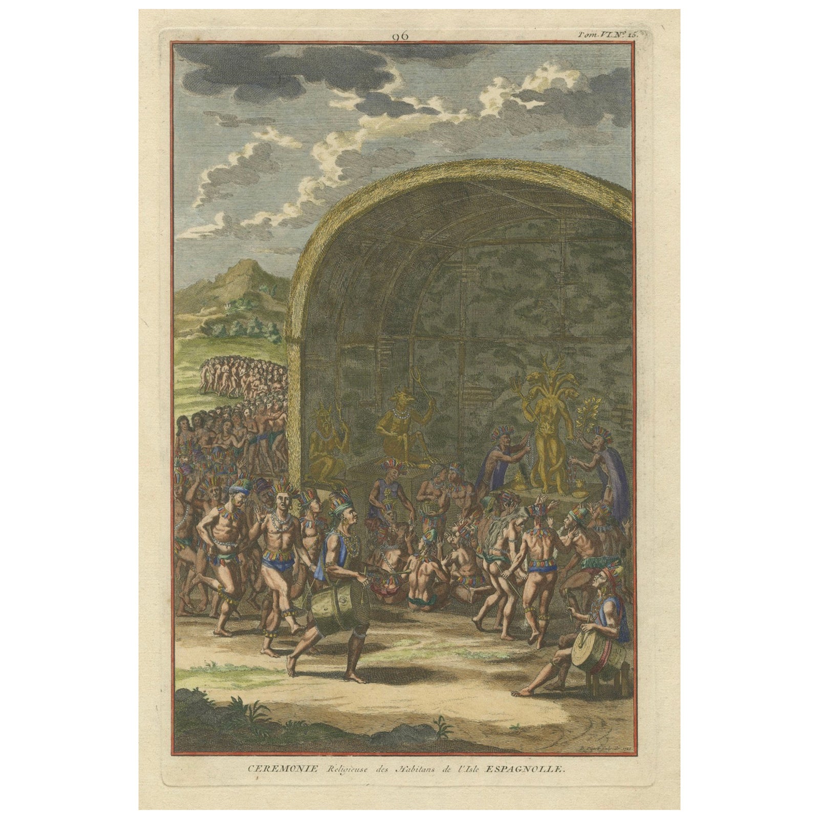 Religious Ceremony of the Inhabitants of the Island of Hispaniola, 1734
