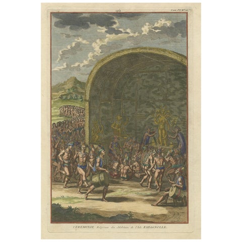 Religious Ceremony of the Inhabitants of the Island of Hispaniola, 1734