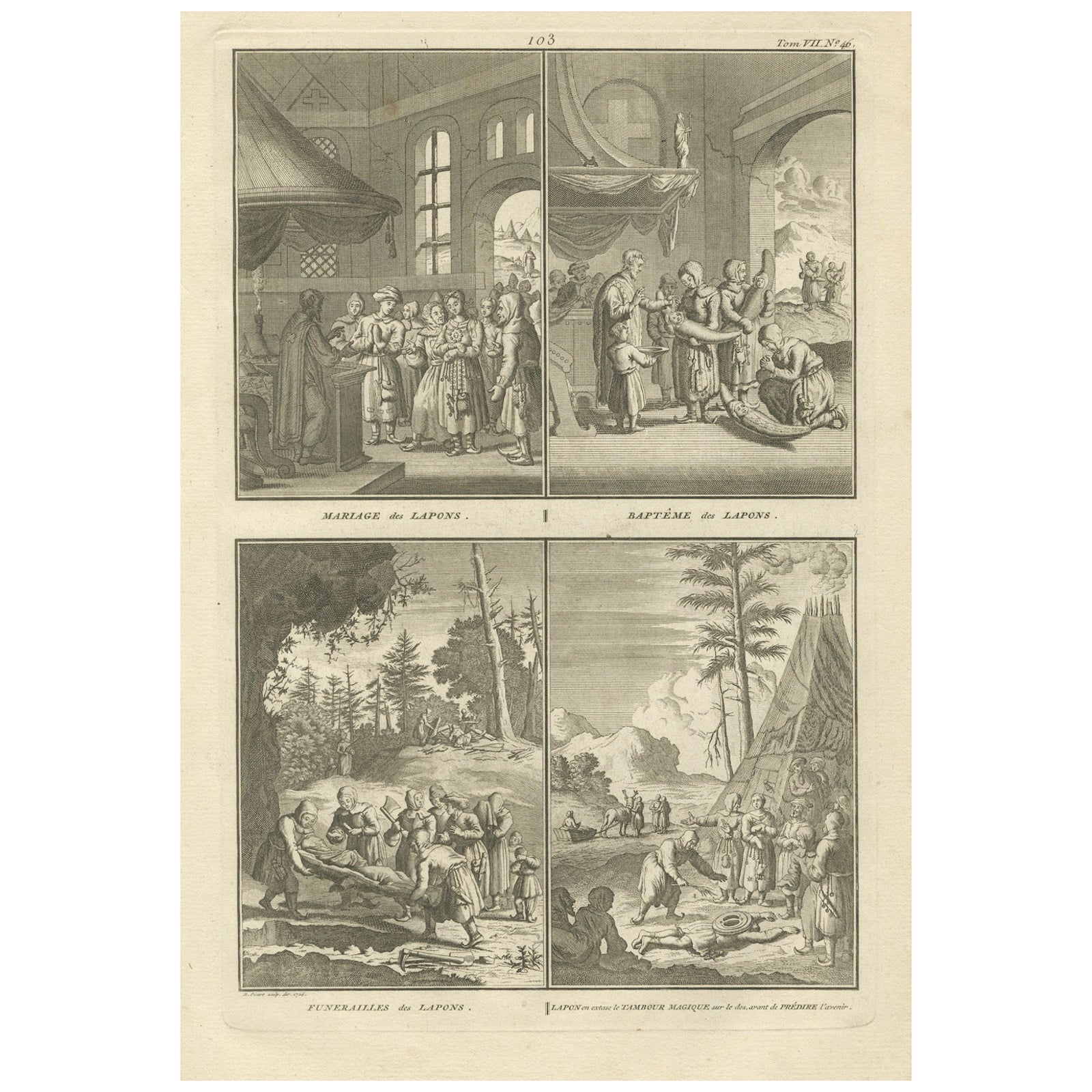 Marriage, Baptism, and Other Customs of the Sami People in Lapland, 1726