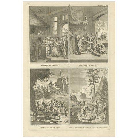 Marriage, Baptism, and Other Customs of the Sami People in Lapland, 1726