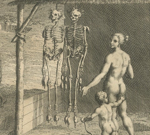 Funeral Ceremonies of the Orinoco and Brazilian Indigenous Peoples, 1734, close-up 5