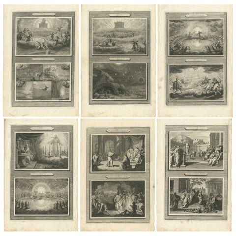 The Apocalypse of Saint John, Twelve Visionary Scenes, Pieter Mortier, c.1700