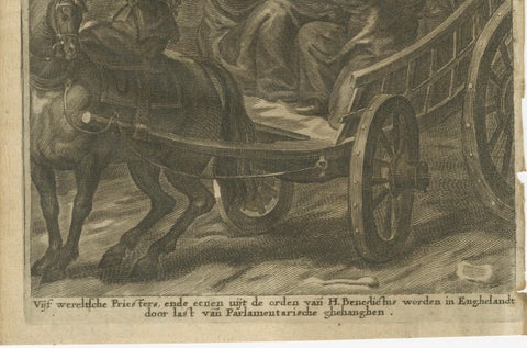 The Martyrdom of Secular Priests and One Benedictine Monk by Parlement, c.1680, close-up 2