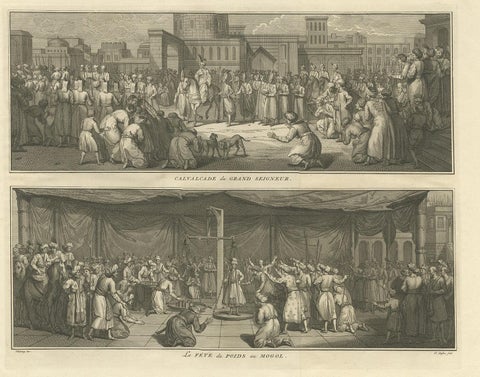 Antique Print of Religious Ceremonies by Picart, 1727, view 2