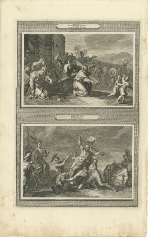 The Passion of Christ, Twelve Dramatic Scenes, Pieter Mortier Engravings, c1700, view 7