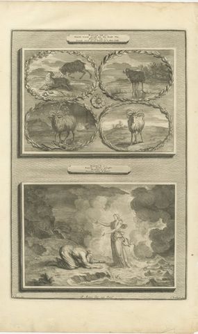 Daniel's Vision of the Ram and Goat and Vision by the Tigris, Mortier circa 1700