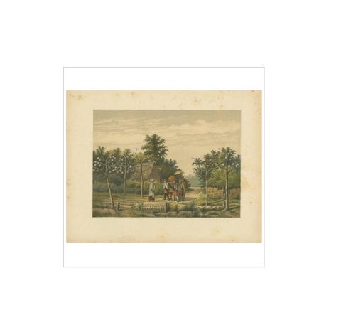 Antique Print of a Funeral Ceremony on Java by M.T.H. Perelaer, 1888, view 2