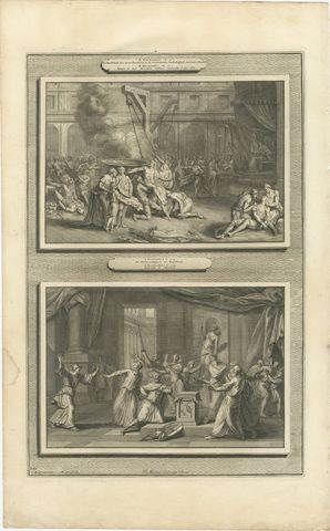 Martyrdom of the Maccabee Brothers and Zeal of Mattathias, Mortier, circa 1700