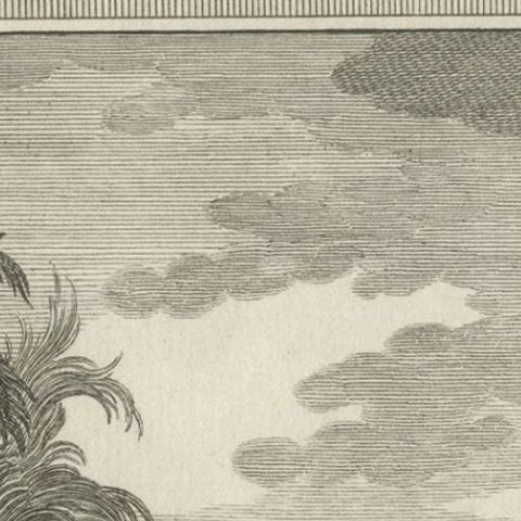 Antique Print of the Baptism of the King of Congo in Africa, 1747, close-up 2