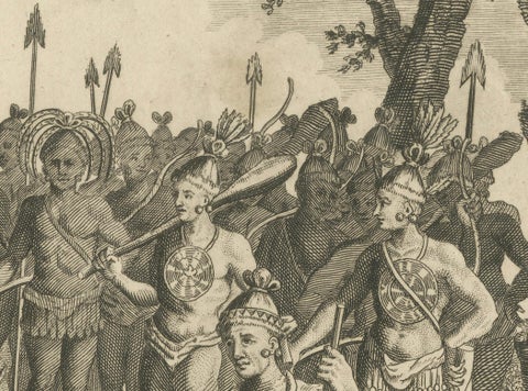 Pre-Battle Rituals: The King of Florida and His Magician, ca.1780, close-up 2