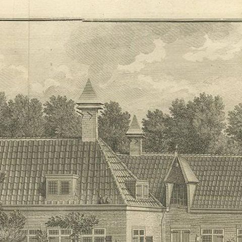 Antique Print of the Baptism of Christians by Bernaerts, 1736, close-up 1