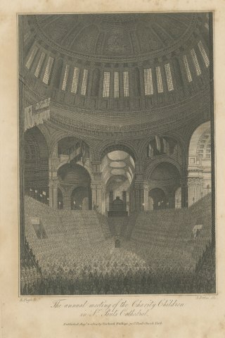 Annual Meeting of the Charity Children in St Paul's Cathedral, 1804