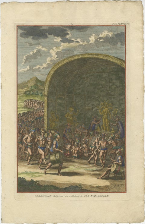 Religious Ceremony of the Inhabitants of the Island of Hispaniola, 1734, view 2
