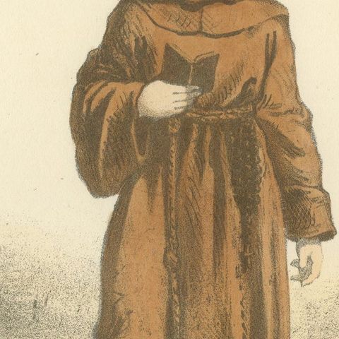 The Humble Path: Portrait of a Franciscan Monk, Plate 45, 1862, close-up 2