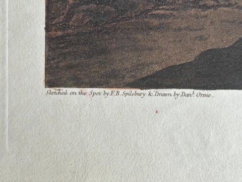 Joseph's Pit and Well, Aquatint of Jubb Yussef in Israel, 1803, view 10
