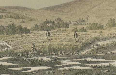 Hand-colored Views of Cajamarca, Santa Catalina Church & Thermal Springs, 1865, close-up 1