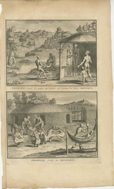Funeral Ceremonies of the Orinoco and Brazilian Indigenous Peoples, 1734, view 2