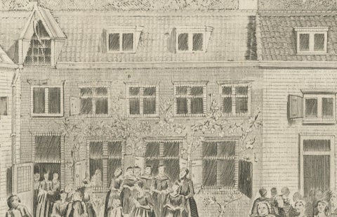 Baptism Ceremony of Rijnsburg Collegiants, Germany, Engraved for Portlock, 1790, close-up 1