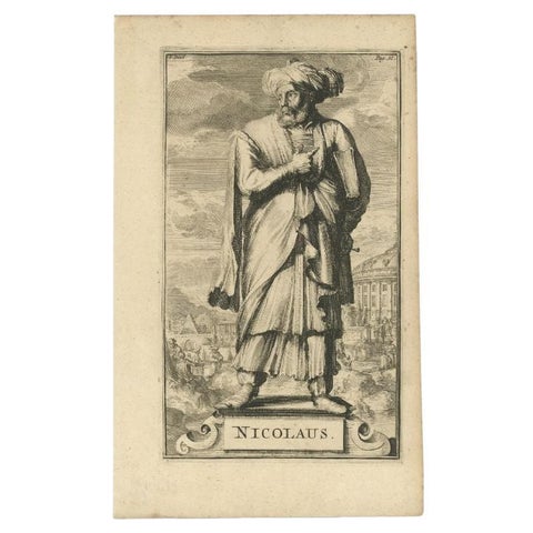 Antique Print of Nicolaus, Christian Heresy, Published Ca. 1701, view 2