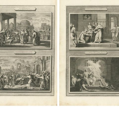 Acts of the Apostles, The Missions, Trials, and Miracles of Saint Paul, ca.1700, close-up 1