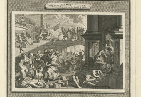 Antique Biblical Engravings, Mortier Amsterdam, Joseph Cycle, c.1700, close-up 3