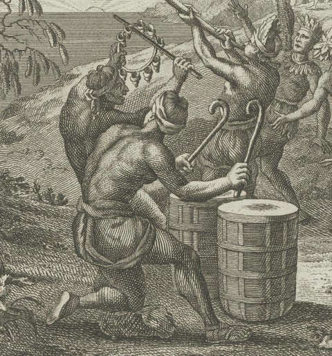 Celebration and Ritual: Engraving of Mexican Festivities in the Age of Discovery, close-up 3